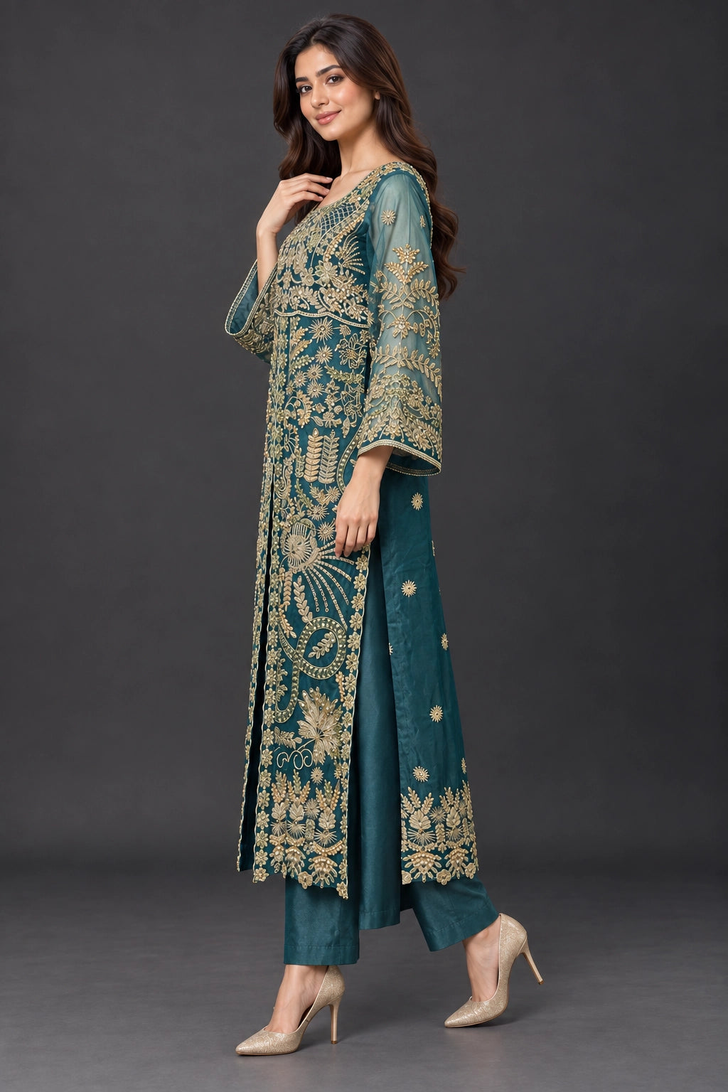 Teal & Gold - EC09