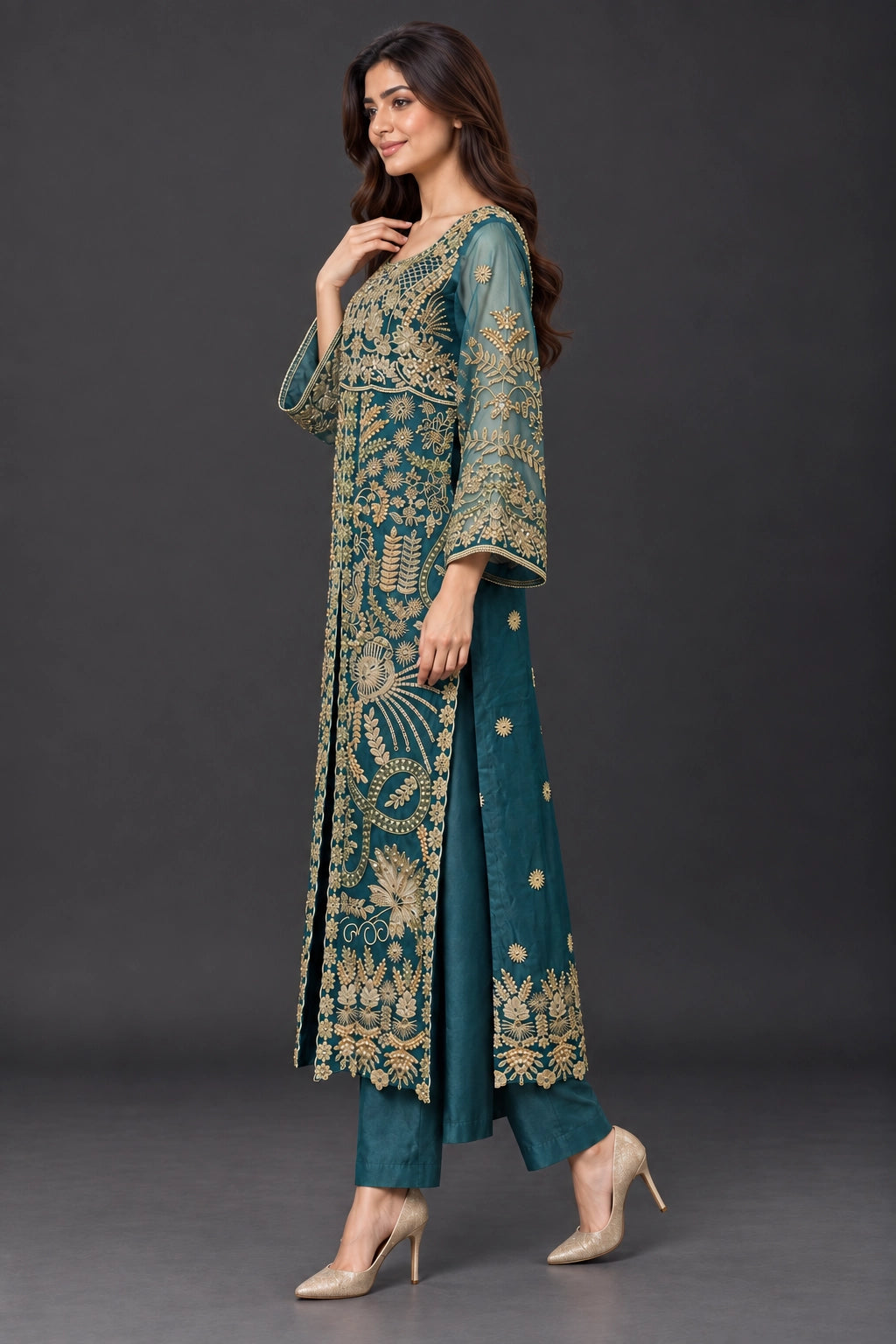 Teal & Gold - EC09